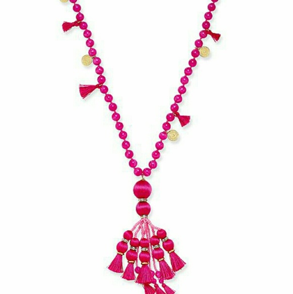 Kate Spade 12k Gold Plated Bead /Tassel Necklace - Picture 6 of 6